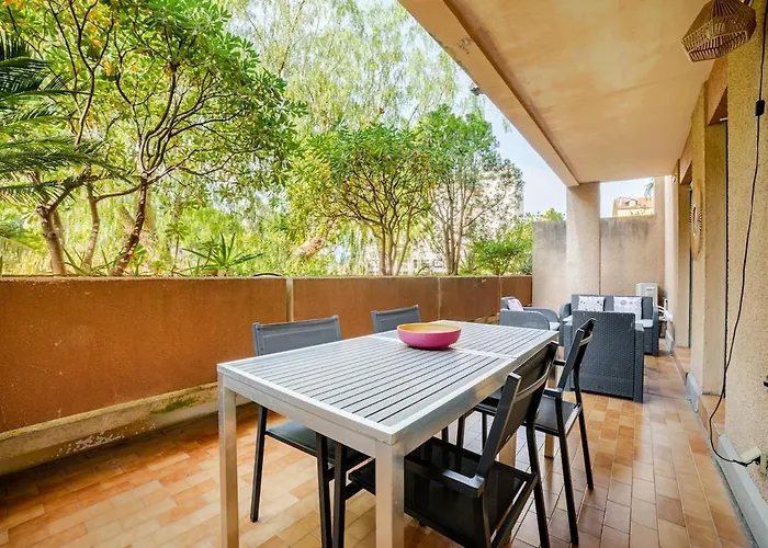 Calme, Clim, Patio Xxl, Piscine&parking 公寓 耶尔